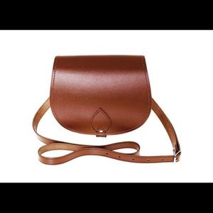 Zatchels UK large leather saddle bag